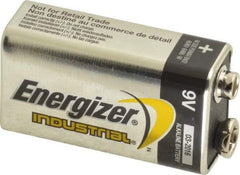 Energizer - Size 9V, Alkaline, 72 Pack, Standard Battery - 9 Volts, Miniature Snap Terminal, 6LR61, ANSI, IEC Regulated - All Tool & Supply