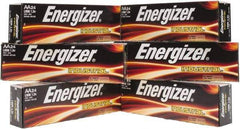 Energizer - Size AA, Alkaline, 144 Pack, Standard Battery - 1.5 Volts, Flat Terminal, LR6, ANSI, IEC Regulated - All Tool & Supply