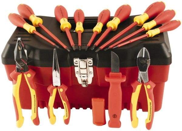 Wiha - 12 Piece Insulated Hand Tool Set - Comes in Molded Case - All Tool & Supply