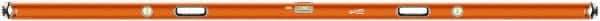 SAVAGE by SWANSON - 96" Long 3 Vial Box Beam Level - Aluminum, Orange - All Tool & Supply