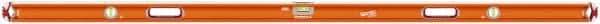 SAVAGE by SWANSON - Magnetic 78" Long 3 Vial Box Beam Level - Aluminum, Orange - All Tool & Supply