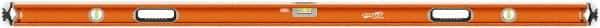 SAVAGE by SWANSON - 72" Long 3 Vial Box Beam Level - Aluminum, Orange - All Tool & Supply