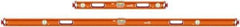 SAVAGE by SWANSON - Magnetic 32" & 78" Long 3 Vial Box Beam Level - Aluminum, Orange - All Tool & Supply