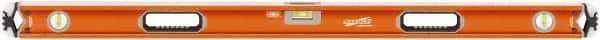 SAVAGE by SWANSON - 48" Long 3 Vial Box Beam Level - Aluminum, Orange - All Tool & Supply