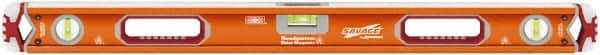 SAVAGE by SWANSON - Magnetic 32" Long 3 Vial Box Beam Level - Aluminum, Orange - All Tool & Supply