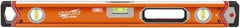 SAVAGE by SWANSON - 24" Long 3 Vial Box Beam Level - Aluminum, Orange - All Tool & Supply