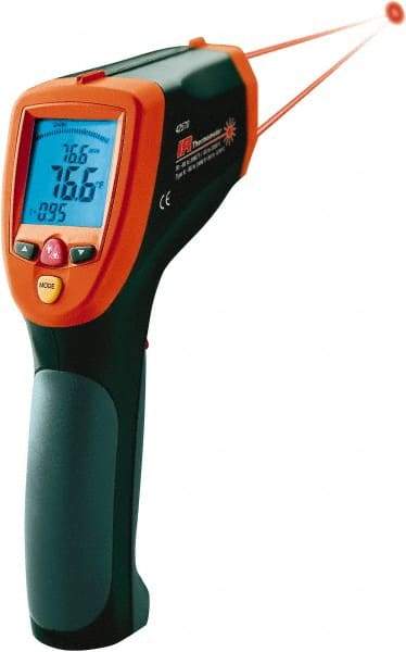 Extech - -50 to 2200°C (-58 to 3992°F) Infrared Thermometer - 50:1 Distance to Spot Ratio - All Tool & Supply