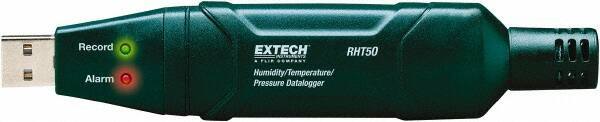 Extech - -40 to 158°F, 0 to 100% Humidity Range, Temp, Pressure Recorder - All Tool & Supply