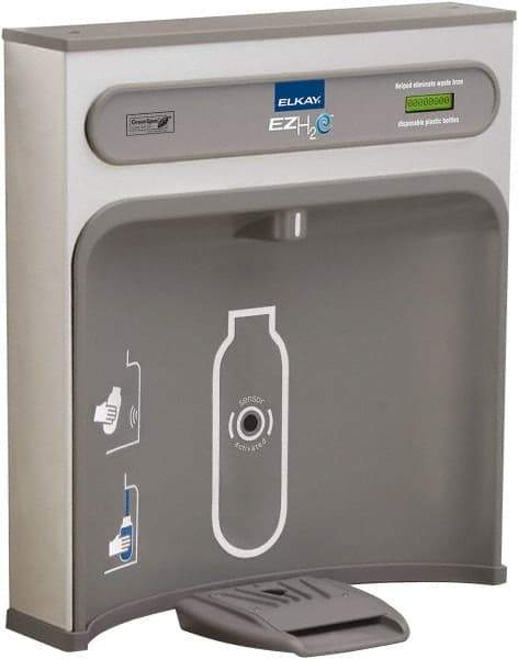 Halsey Taylor - 8 GPH Cooling Capacity Retro Fit Water Cooler & Fountain - Retro-Fit Bottle Filling Station, 20 to 105 psi, 0.20 hp, Stainless Steel - All Tool & Supply