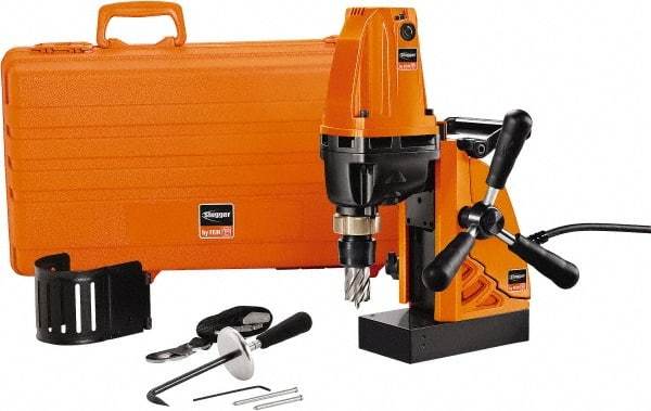 Fein - 3/4" Chuck, 2" Travel, Portable Magnetic Drill Press - 680 RPM, 750 Watts - All Tool & Supply