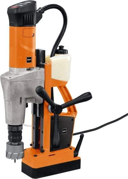 Fein - 3/4" Chuck, 2" Travel, Portable Magnetic Drill Press - 120-240 & 260-520 RPM, 1300 Watts - All Tool & Supply