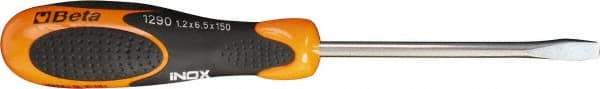 Beta - 2.5mm Blade Width, Standard Slotted Screwdriver - Round Shank, Ergonomic Handle - All Tool & Supply