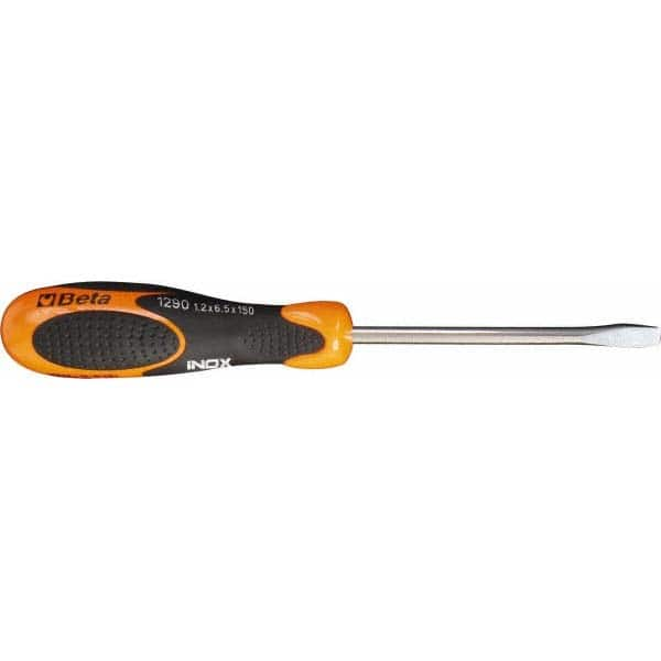 Beta - 4mm Blade Width, 7-1/2" OAL, Standard Slotted Screwdriver - All Tool & Supply