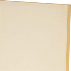 Made in USA - 1/4" Thick x 24" Wide x 1' Long, Polyurethane Sheet - Natural, 80A Hardness, ±0.015 Tolerance - All Tool & Supply