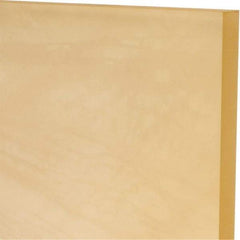 Made in USA - 3/8" Thick x 24" Wide x 1' Long, Polyurethane Sheet - Natural, 80A Hardness, ±0.015 Tolerance - All Tool & Supply