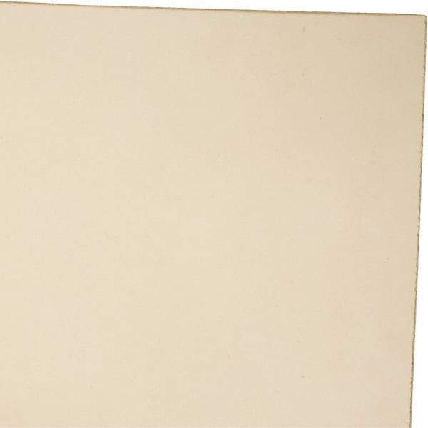 Made in USA - 1/8" Thick x 24" Wide x 1' Long, Polyurethane Sheet - Natural, 90A Hardness, ±0.010 Tolerance - All Tool & Supply