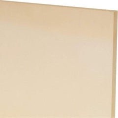 Made in USA - 3/16" Thick x 24" Wide x 1' Long, Polyurethane Sheet - Natural, 90A Hardness, ±0.010 Tolerance - All Tool & Supply