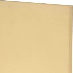 Made in USA - 1/4" Thick x 12" Wide x 1' Long, Polyurethane Sheet - Natural, 90A Hardness, ±0.015 Tolerance - All Tool & Supply