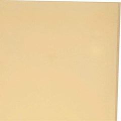 Made in USA - 1/8" Thick x 24" Wide x 1' Long, Polyurethane Sheet - Natural, 95A Hardness, ±0.010 Tolerance - All Tool & Supply