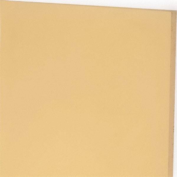 Made in USA - 3/16" Thick x 12" Wide x 1' Long, Polyurethane Sheet - Natural, 95A Hardness, ±0.010 Tolerance - All Tool & Supply