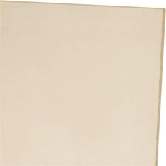 Made in USA - 1/8" Thick x 24" Wide x 1' Long, Polyurethane Sheet - Natural, 60A Hardness, ±0.010 Tolerance - All Tool & Supply