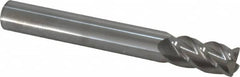 Accupro - 1/2" Diam 4 Flute Solid Carbide 0.045" Corner Radius End Mill - All Tool & Supply