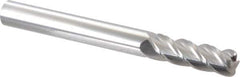 Accupro - 5/8", 4 Flute, Single End, Solid Carbide, 1/8" Corner Radius End Mill - 6" OAL, 40° Helix, Right Hand Flute, 2" LOC, Right Hand Cut - All Tool & Supply