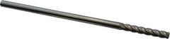 Accupro - 1/4", 4 Flute, Single End, Solid Carbide, 0.06" Corner Radius End Mill - 6" OAL, 40° Helix, Right Hand Flute, 1-1/2" LOC, Right Hand Cut - All Tool & Supply