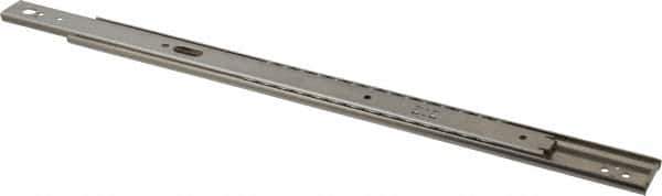 Sugatsune - 16" Slide Length, 12" Travel Length, Stainless Steel Ball Bearing Slide - 94 Lb Capacity at Full Extension - All Tool & Supply