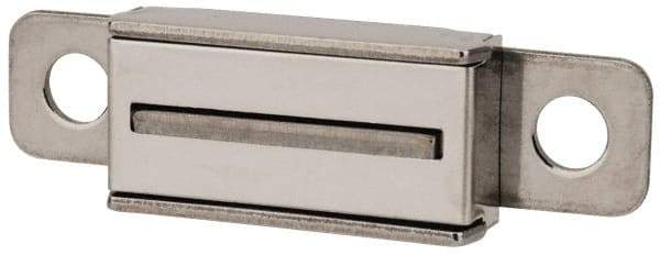 Sugatsune - 1-35/64" Long x 11" Wide x 7" High, 430 Stainless Steel & 304 Stainless Steel/Ferrite Stainless Steel Magnetic Catch - Plain, 6.6 Magnetic Force - All Tool & Supply