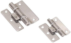 Sugatsune - 1-63/64" Long x 1-11/16" Wide x 5/64" Thick, Stainless Steel Torque Hinge - Stainless Steel, Polished Finish - All Tool & Supply