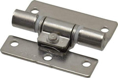 Sugatsune - 1-63/64" Long x 1-11/16" Wide x 5/64" Thick, Stainless Steel Torque Hinge - Stainless Steel, Polished Finish - All Tool & Supply