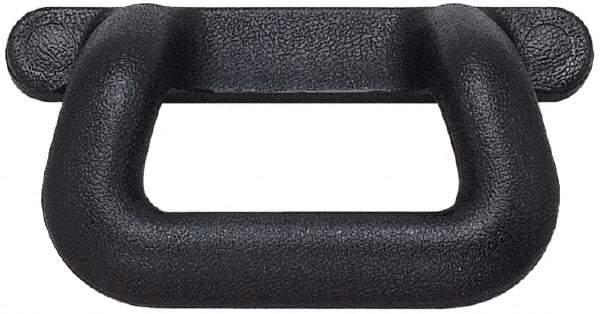 Sugatsune - Polyurethane Around Steel Core Chest Handle - 175mm Wide x 2-39/64" High, Black Coated, 2 Holes - All Tool & Supply