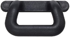 Sugatsune - Polyurethane Around Steel Core Chest Handle - 175mm Wide x 2-39/64" High, Black Coated, 2 Holes - All Tool & Supply