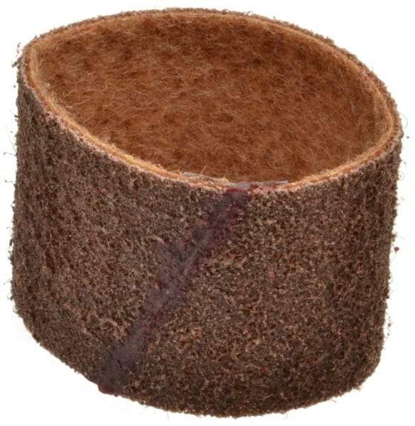 Brite Star - 3" Wide x 10-11/16" OAL, 80 Grit, Aluminum Oxide Abrasive Belt - Aluminum Oxide, Coarse, Nonwoven, Series SC-BS - All Tool & Supply