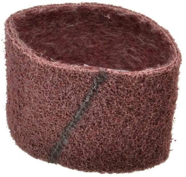 Brite Star - 3" Wide x 10-11/16" OAL, 120 Grit, Aluminum Oxide Abrasive Belt - Aluminum Oxide, Medium, Nonwoven, Series SC-BS - All Tool & Supply