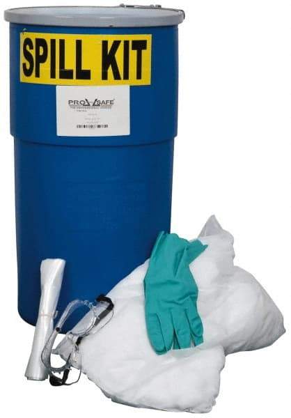 PRO-SAFE - Oil Only Spill Kit - 14 Gal Polypropylene Pail - All Tool & Supply