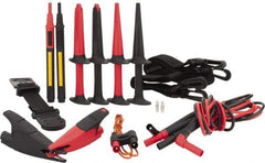 Fluke - 8 Piece, Test Lead Set - 600 Volt Max - All Tool & Supply