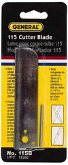 General - Cutter Replacement Cutting Blade - Use with General Tool 115, Cuts PVC, ABS and PE tubing - All Tool & Supply