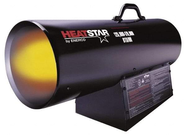 Heatstar - 150,000 BTU Rating, Natural Gas Forced Air Heater - 3,500 Sq Ft Max Heating Area, 100 Lb Capacity, Fuel with Natural Gas - All Tool & Supply