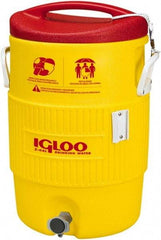 Igloo - 5 Gal Beverage Cooler - Plastic, Yellow/Red - All Tool & Supply