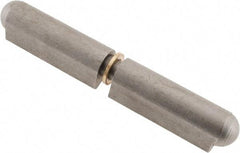 Value Collection - 5-29/32" Long x 0.787" Wide x 0.984" Thick, Weld On Hinge - Steel with Steel Pin - All Tool & Supply