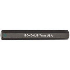 Bondhus - 7mm Hex Drive Bit - All Tool & Supply