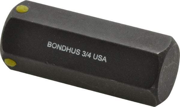 Bondhus - 3/4" Hex Drive Bit - 2" OAL - All Tool & Supply