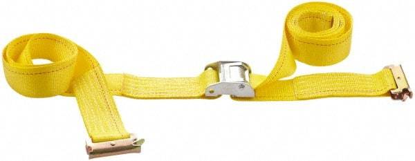 Value Collection - 16' Long x 2" Wide, 1 Ply, Polyester Web Sling - Yellow - All Tool & Supply