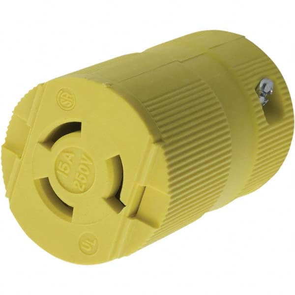 Hubbell Wiring Device-Kellems - 250V 15A NEMA L6-15R Industrial Twist Lock Connector - All Tool & Supply