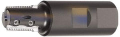 Kennametal - 0.71" Cut Diam, 1.7" Max Depth of Cut, 1" Shank Diam, Internal/External Indexable Thread Mill - Insert Style TM25..T, 3 Inserts, Toolholder Style TMT, 4.09" OAL - All Tool & Supply