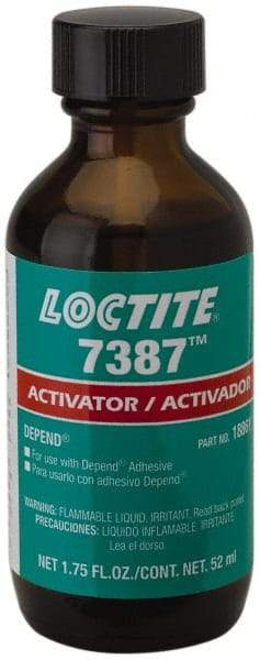 Loctite - 1.75 Fluid Ounce, Amber Adhesive Activator - For Use with Acrylic Adhesives - All Tool & Supply