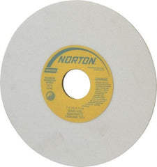 Norton - 7" Diam x 1-1/4" Hole x 1/8" Thick, I Hardness, 80 Grit Surface Grinding Wheel - Aluminum Oxide, Type 1, Medium Grade, 3,275 Max RPM, Vitrified Bond, No Recess - All Tool & Supply