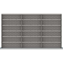 LISTA - 18-Compartment Drawer Divider Layout for 3.15" High Drawers - All Tool & Supply